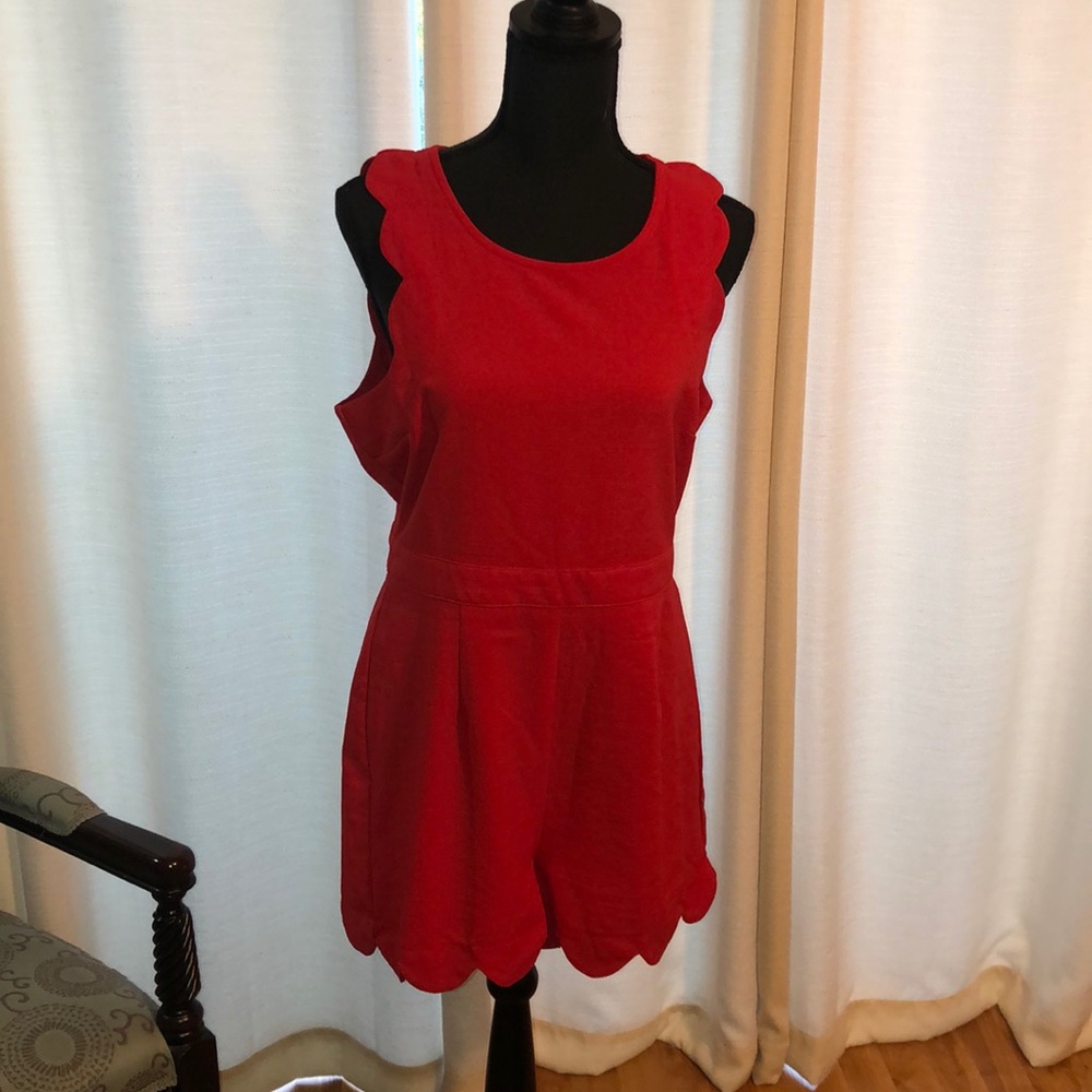 Red romper